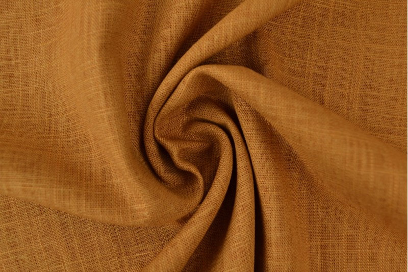 Linen 44 dark ochre yellow